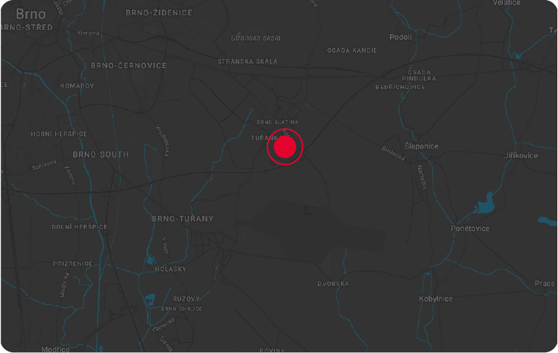 MASERVIS lokace Brno-Slatina